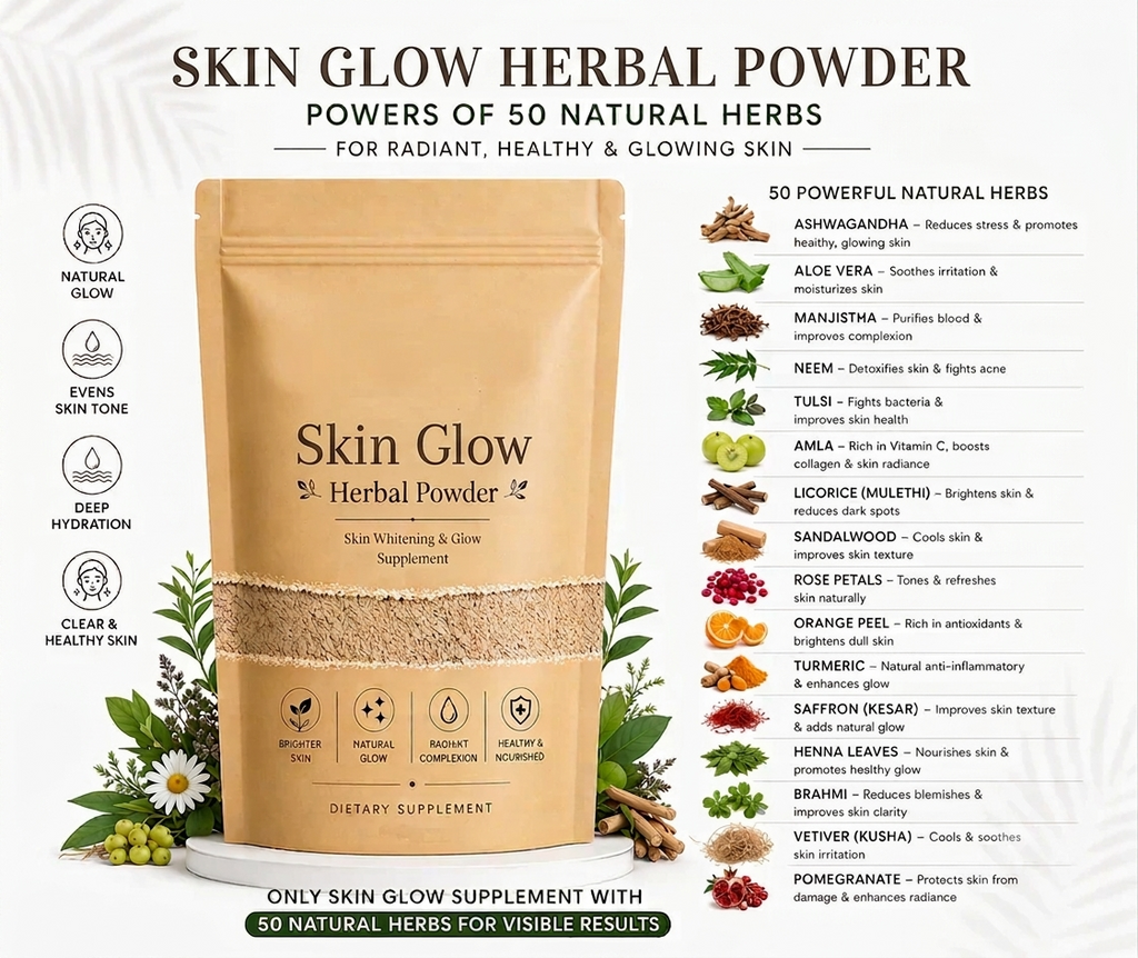 Bari Eid Bari Sale - Skin Glow up Herbal Powder - 50% off